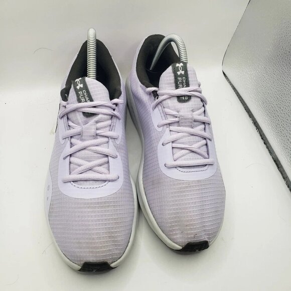 Under Armour Charged Pursuit 3 Tech Purple Violet Sneaker Women 8.5 3025430-500 - Picture 4 of 7